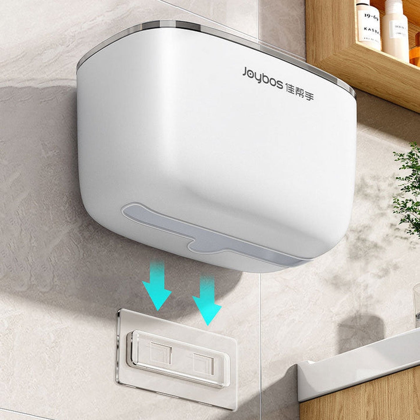 Joybos - Caja Para El Papel En La Pared Con Estante