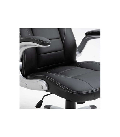 Silla De Escritorio Victoria En Negro. Alto: 112-120, Ancho: 70, Fondo: 51_2