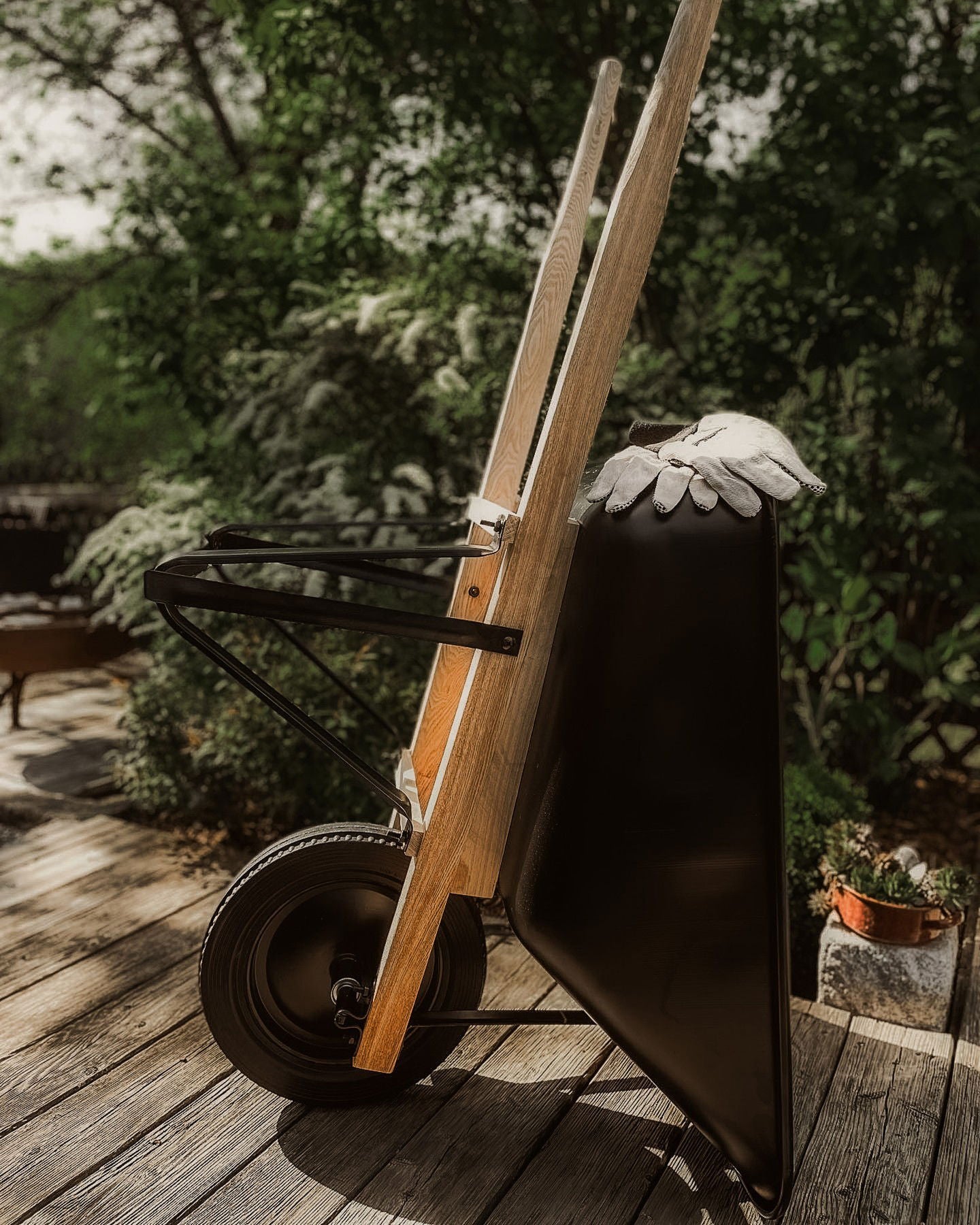 Carretilla Deluxe - Metal, Madera, Plástico, 140 X 67 X 64 Cm_5