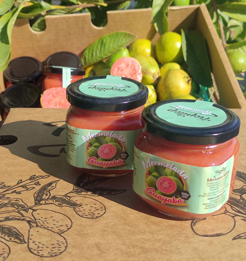 Mermelada De Guayaba Artesanal 4 Botes Tropitop