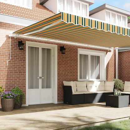 Toldo Retráctil Multicolor 500 X 350 Cm Poliéster Y Aluminio_2