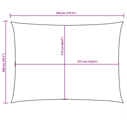 Vidaxl Toldo De Vela Rectangular Tela Oxford Negro 2x3,5 M_2