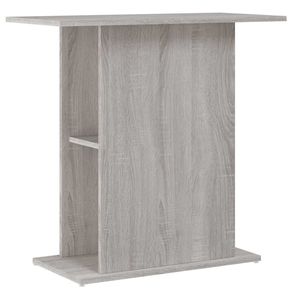 Vidaxl Soporte De Acuario Madera Ingeniería Gris Sonoma 75x36x72,5 Cm_0