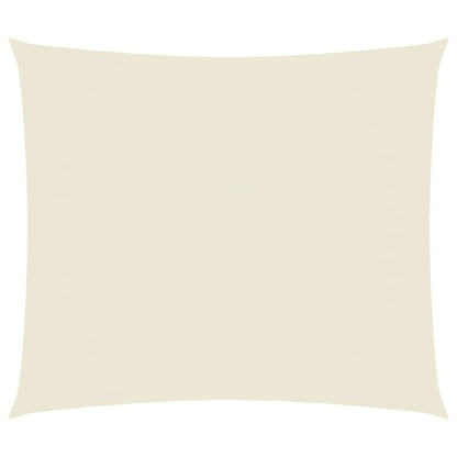 Vidaxl Toldo De Vela Rectangular Tela Oxford Color Crema 2x2,5 M_0