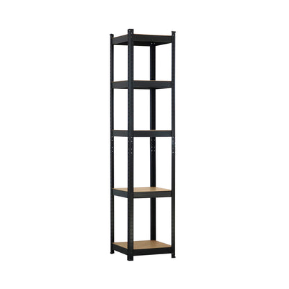 Estantería Modular Con 5 Baldas Ajustables 180x40x40cm 175kg O91_0