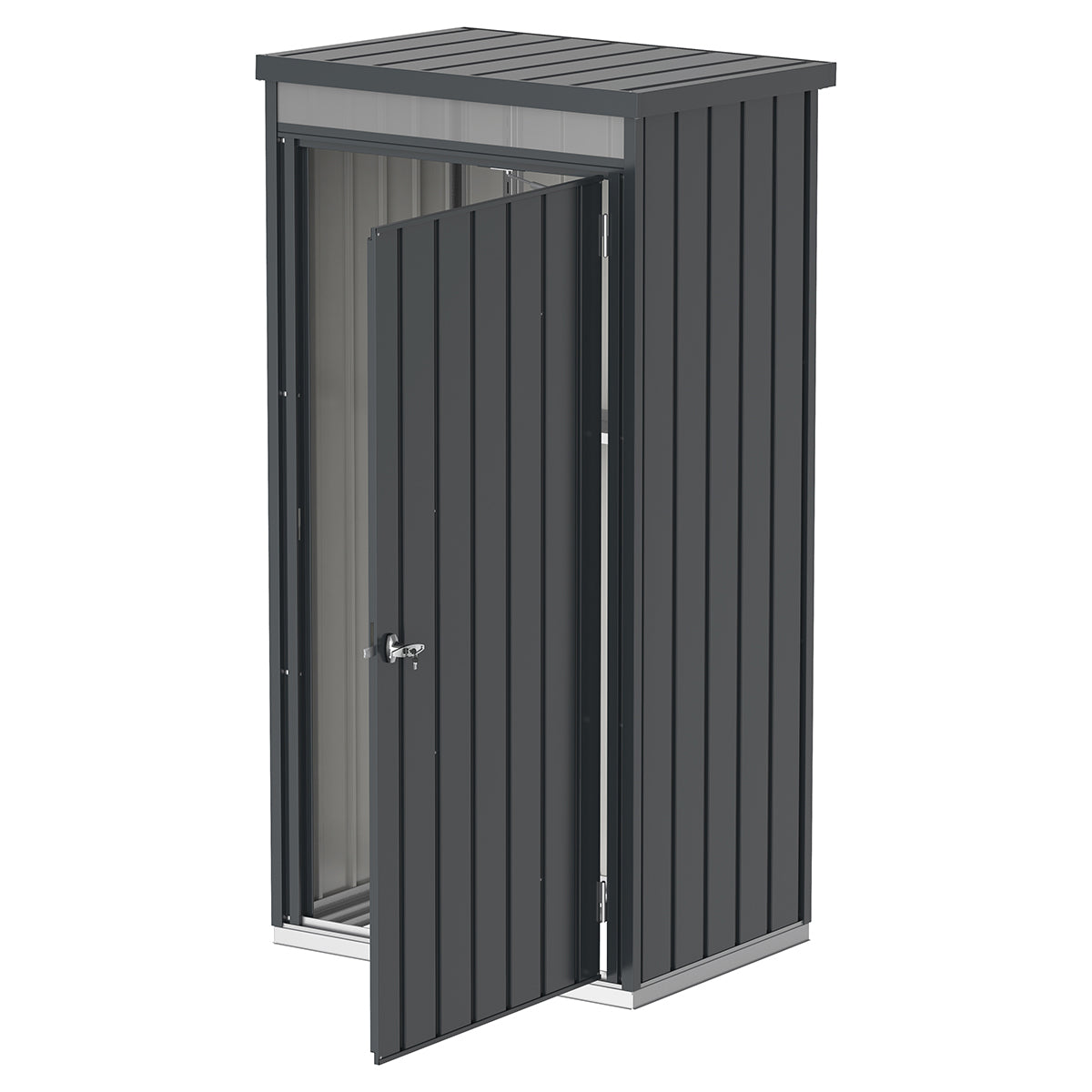 Armario Alto Palladium 1 Puerta Gris Antracita_0