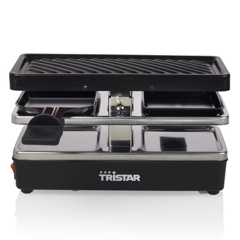 Tristar Plancha Raclette 2 Personas Ra-2741 Negro 400 W 23,8x10,4 Cm_2
