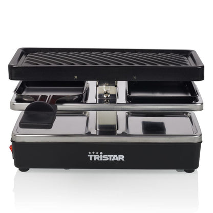 Tristar Plancha Raclette 2 Personas Ra-2741 Negro 400 W 23,8x10,4 Cm_2