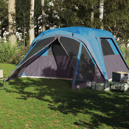 Tienda Campaña Familiar Con Porche 6 Personas Impermeable Azul_2