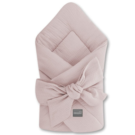 Saco Capazo Bebé Muselina Premium Rose_0