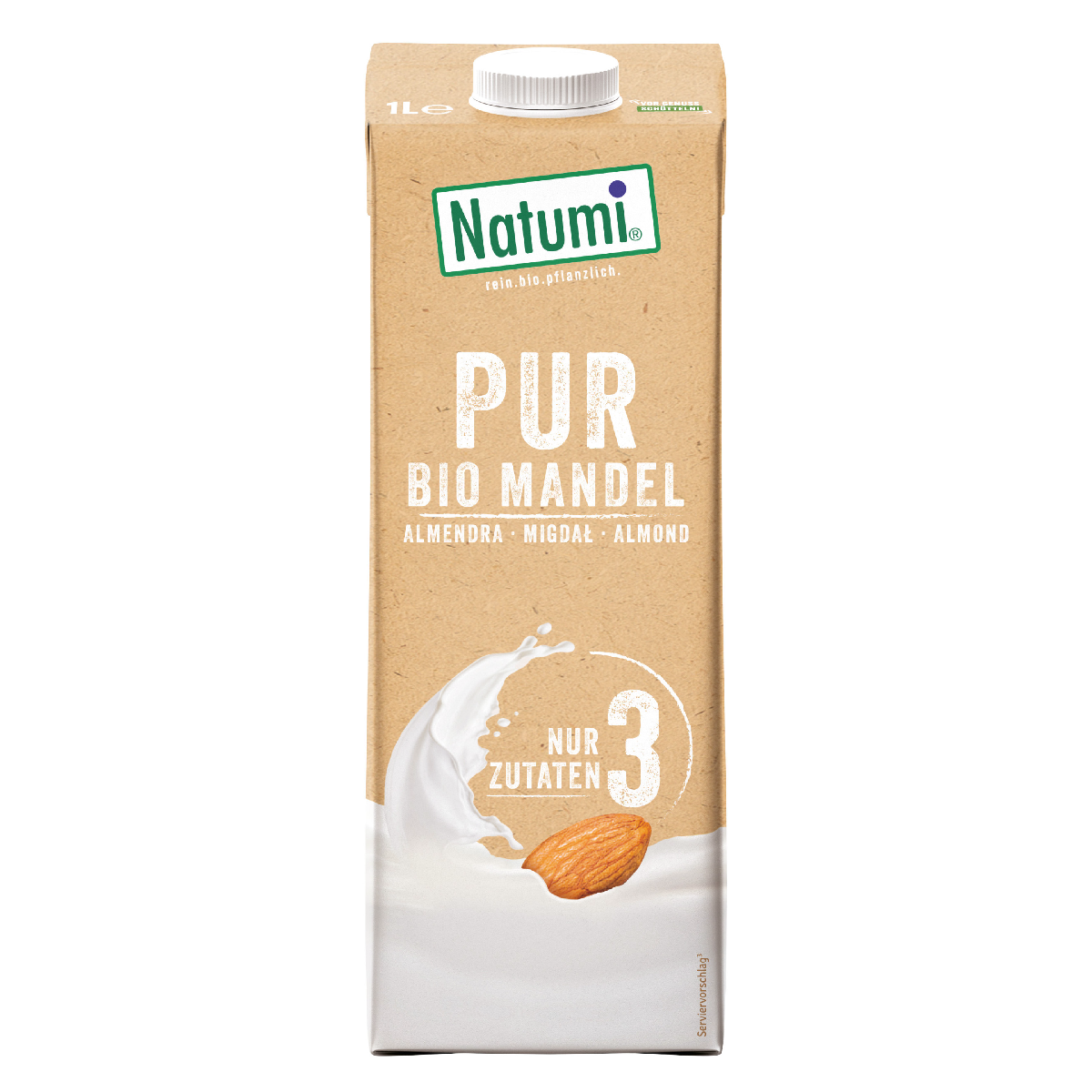 Bebida de Almendra Premiun & Pure BIO Natumi 1 L