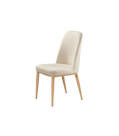 Silla Claud Tapizada En Tela Color Beige, 98 Cm(alto)46 Cm(ancho)50 Cm(largo)_0