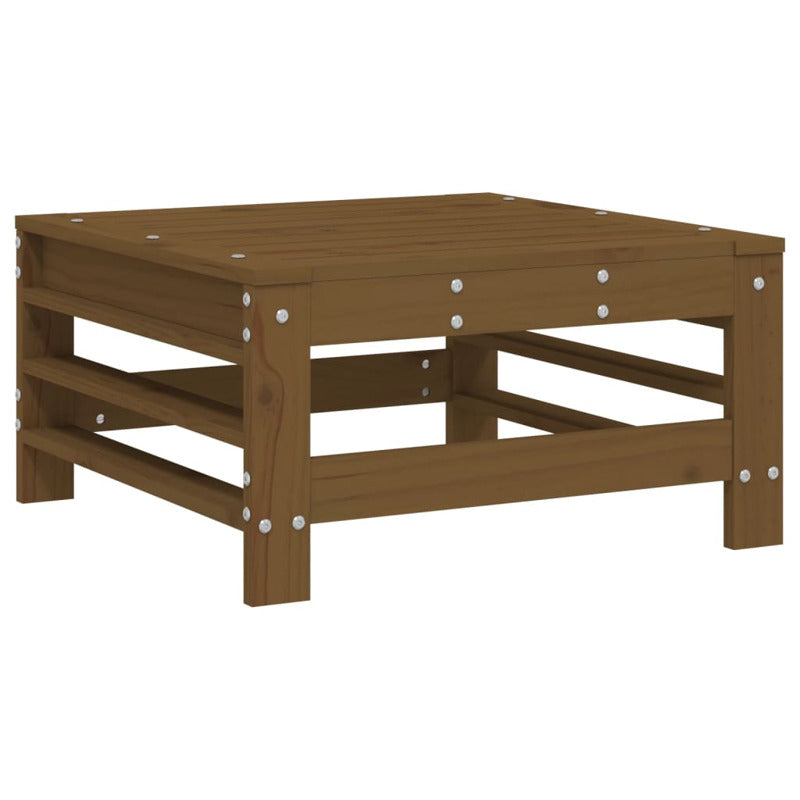 Vidaxl Juego De Muebles Jardín 4 Pzas Madera Maciza Pino Marrón Miel_5