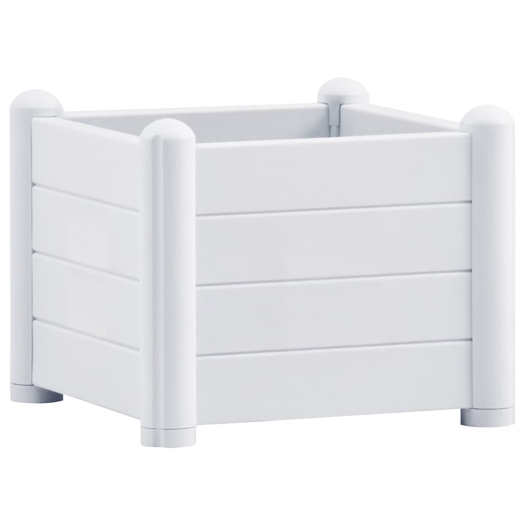 Arriate De Jardín Pp Blanco 43x43x35 Cm_0