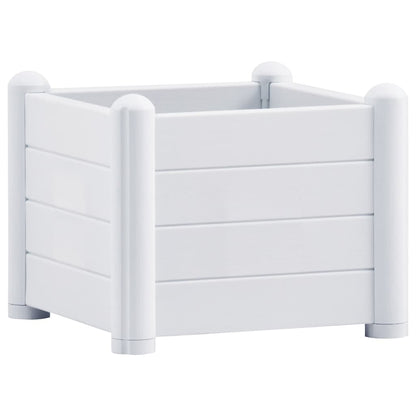 Arriate De Jardín Pp Blanco 43x43x35 Cm_0