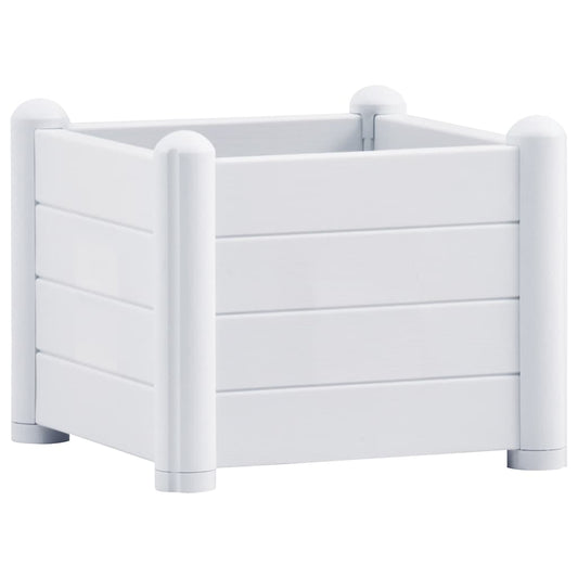 Arriate De Jardín Pp Blanco 43x43x35 Cm_0