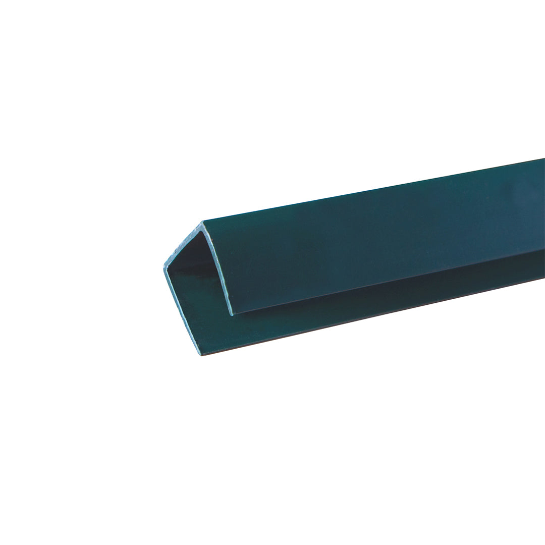 Perfil Remate Plastico U 2,06 M Verde Pvc Nortene_1