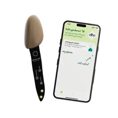 Asistente digital para el cuidado de las plantas Elho Smart Pebble