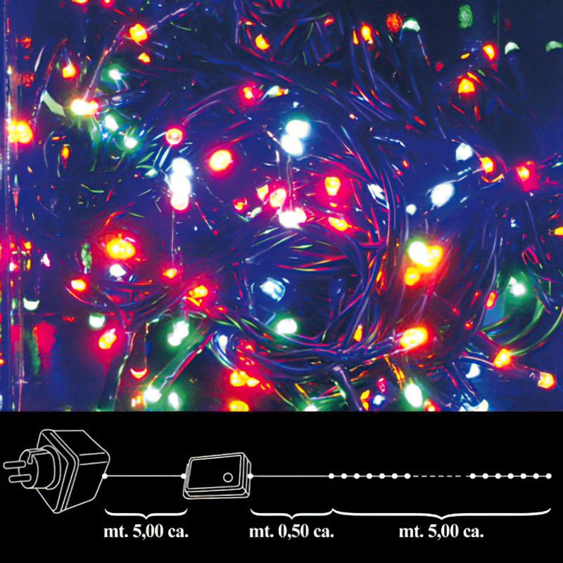 Luces Navidad 100 Leds Color Interior / Exterior Ip44_0