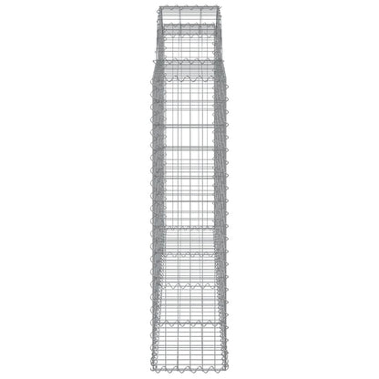 Cestas Gaviones 15 Uds Forma De Arco Hierro 200x30x120/140 Cm_4