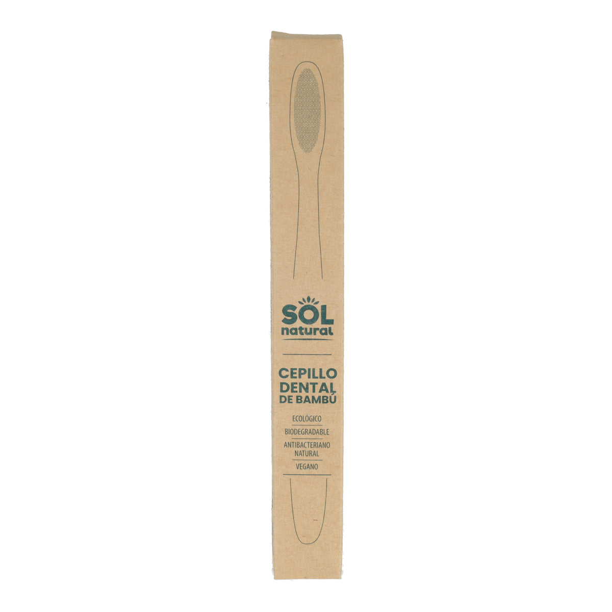 Cepillo dental de bambú adulto Sol Natural