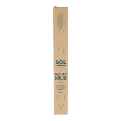 Cepillo dental de bambú adulto Sol Natural