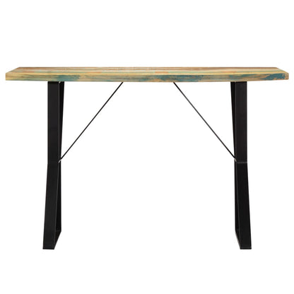 Mesa De Comedor Madera Maciza Reciclada 120x60x76 Cm_0