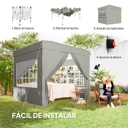 Outsunny Carpa Plegable Pop-up Gazebo 2_3