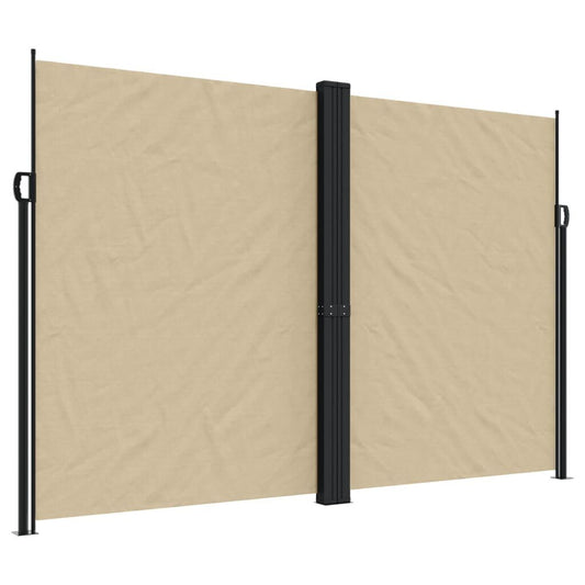 Vidaxl Toldo Lateral Retráctil Beige 220x600 Cm_0