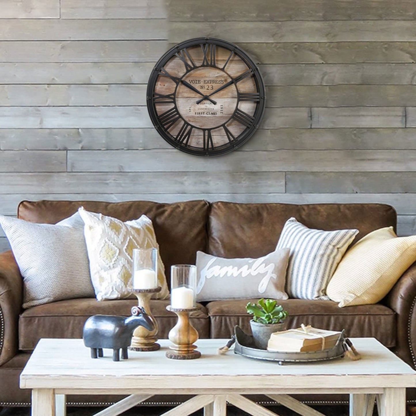 Reloj Retro Vintage Ø37x8 Cm