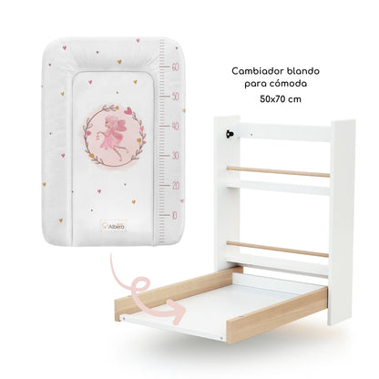 Cambiador Blando Para Comoda 70x50 Fairy