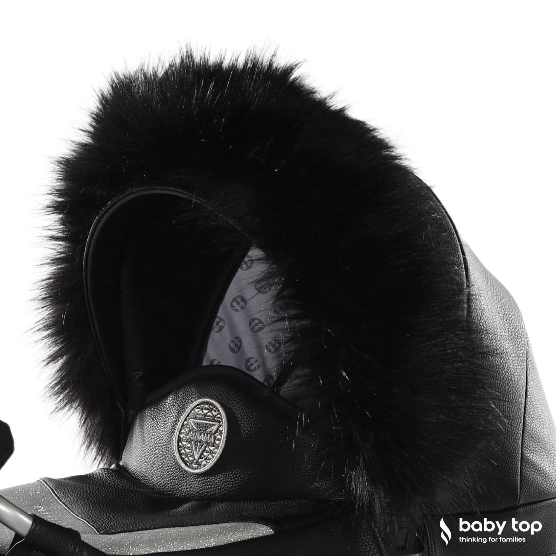 Pelo Decorativo Boa Para Carro De Muñecas Negro_1