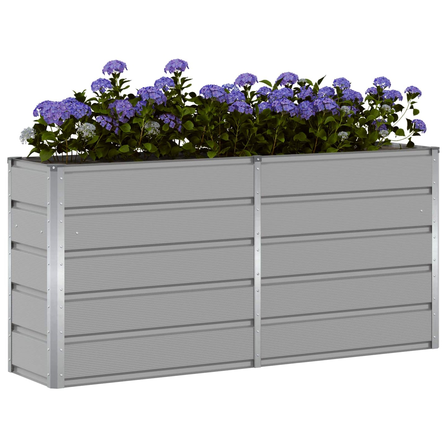 Jardinera Gris Claro 160 X 40 X 75 Cm Acero_2