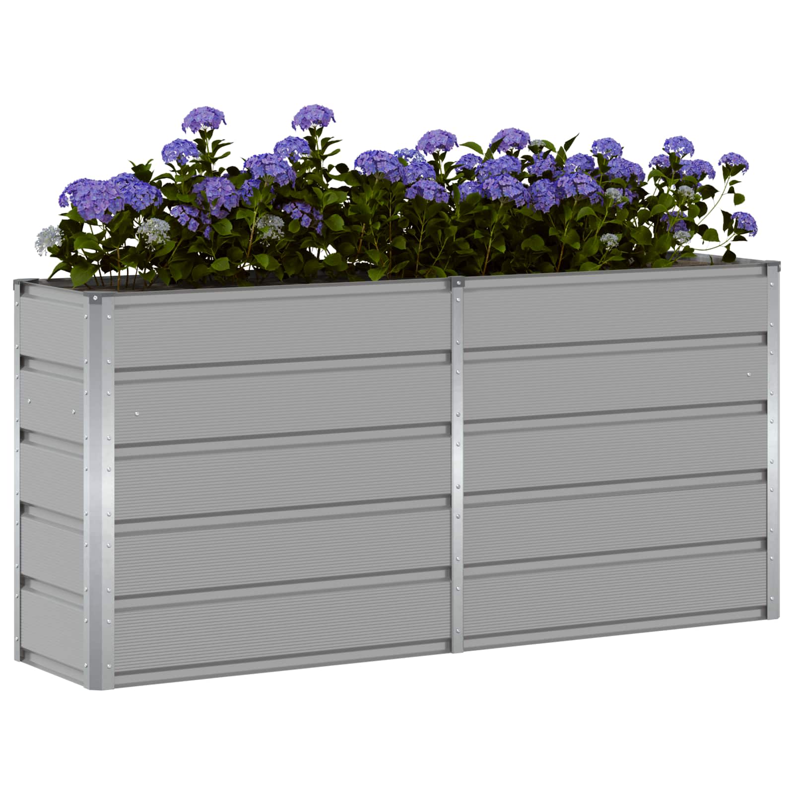 Jardinera Gris Claro 160 X 40 X 75 Cm Acero_2