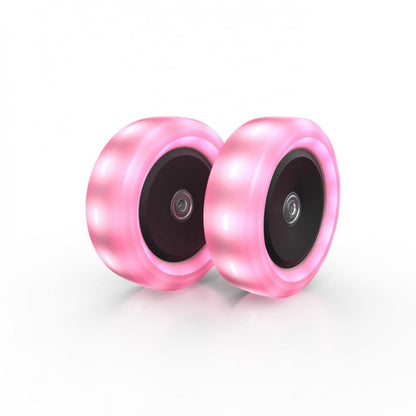 Rueda Con Luz De Led Para Patinete Berg Nexo Rosa._0