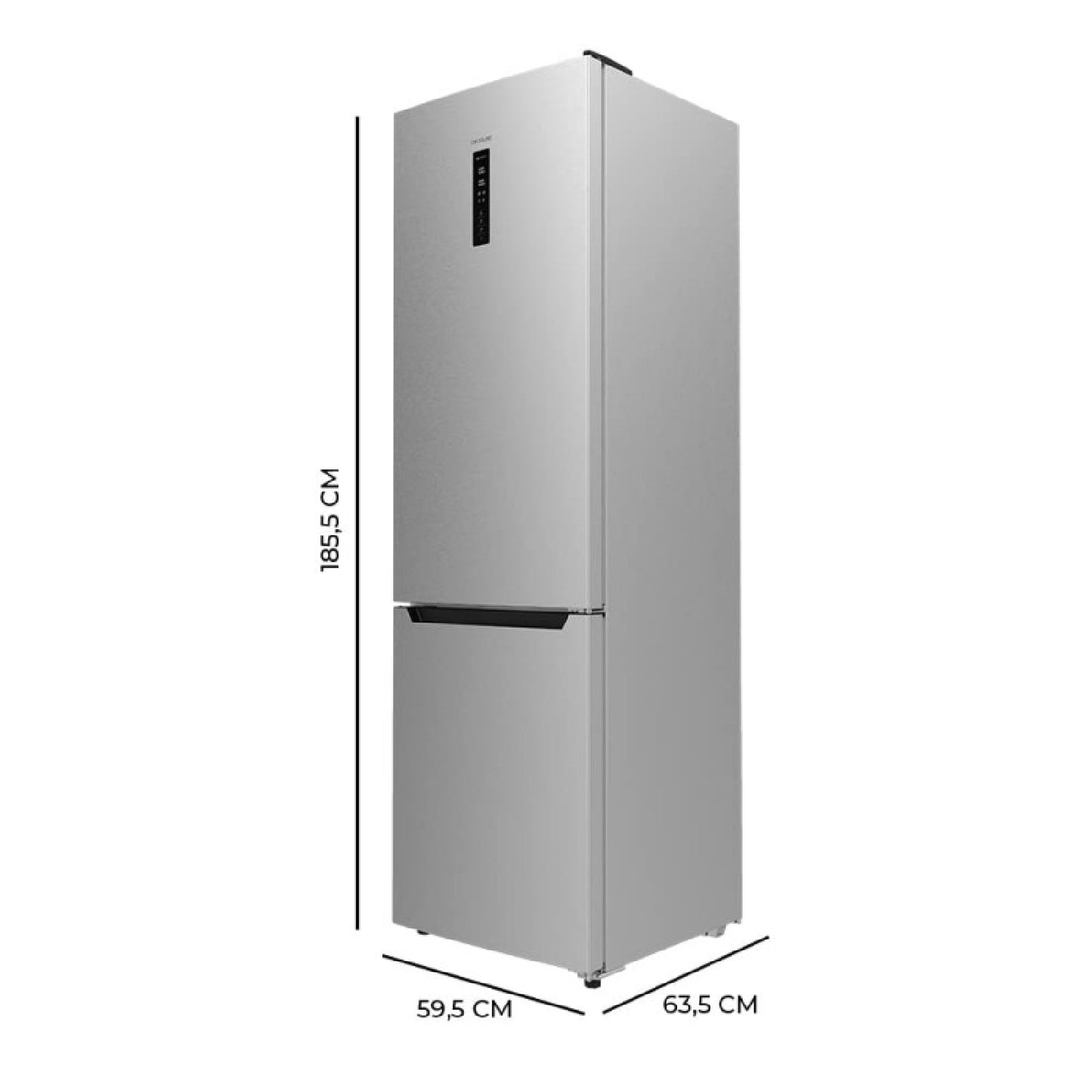 Cecotec Frigorífico Combi Bolero Coolmarket Combi 322 Inox D_1