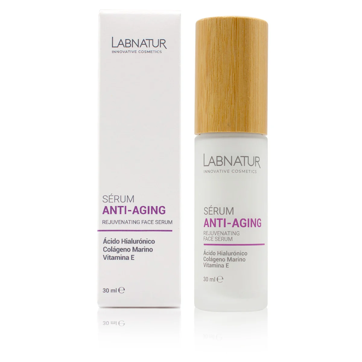 Sérum Anti-aging Labnatur 30 ml | Ácido Hialurónico | Colágeno Marino | Vitamina E | Hidratación Profunda | Reafirmante_0