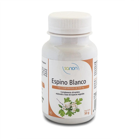 Espino Blanco SANON 100 comprimidos de 500 mg