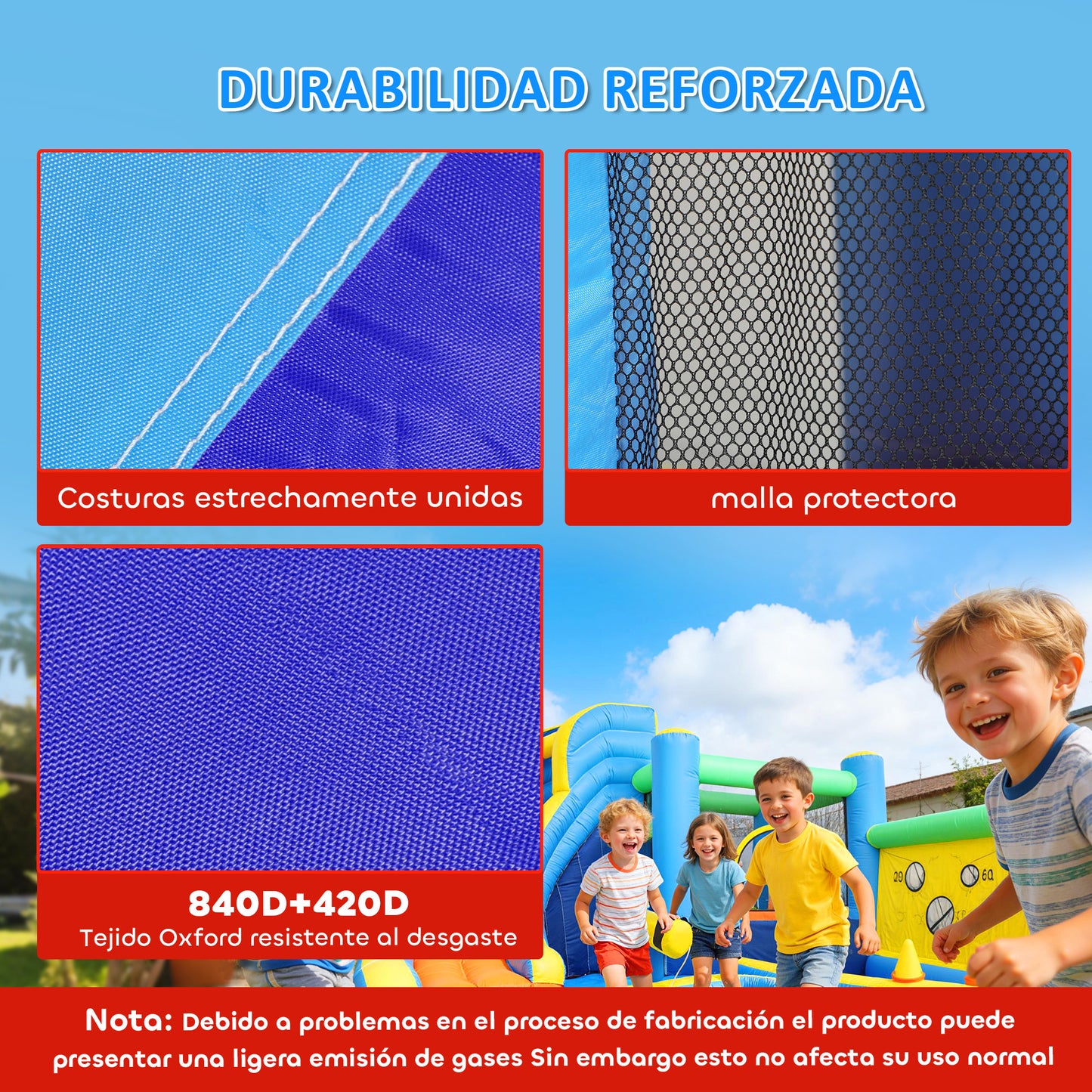 Aiyaplay Castillo Hinchable Acuático 8 En 1 Con Soplador 550w Tobogán Trampolín_4