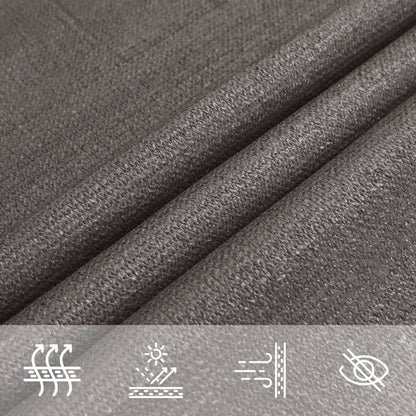Vidaxl Toldo De Vela Gris Antracita Hdpe 160 G/m² 5x6 M_4
