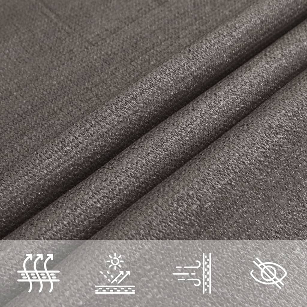 Vidaxl Toldo De Vela Gris Antracita Hdpe 160 G/m² 3x4x5 M_4