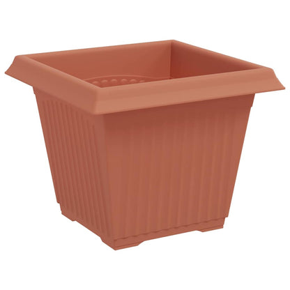 Macetas 24 Uds. Rojo Ladrillo Plástico_5