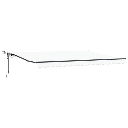 Toldo Retráctil Blanco 450 X 350 Cm Poliéster_0