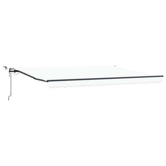 Toldo Retráctil Blanco 450 X 350 Cm Poliéster_0