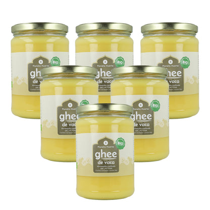 Pack 6x Ghee mantequilla clarificada ECO Planeta Huerto 500 g
