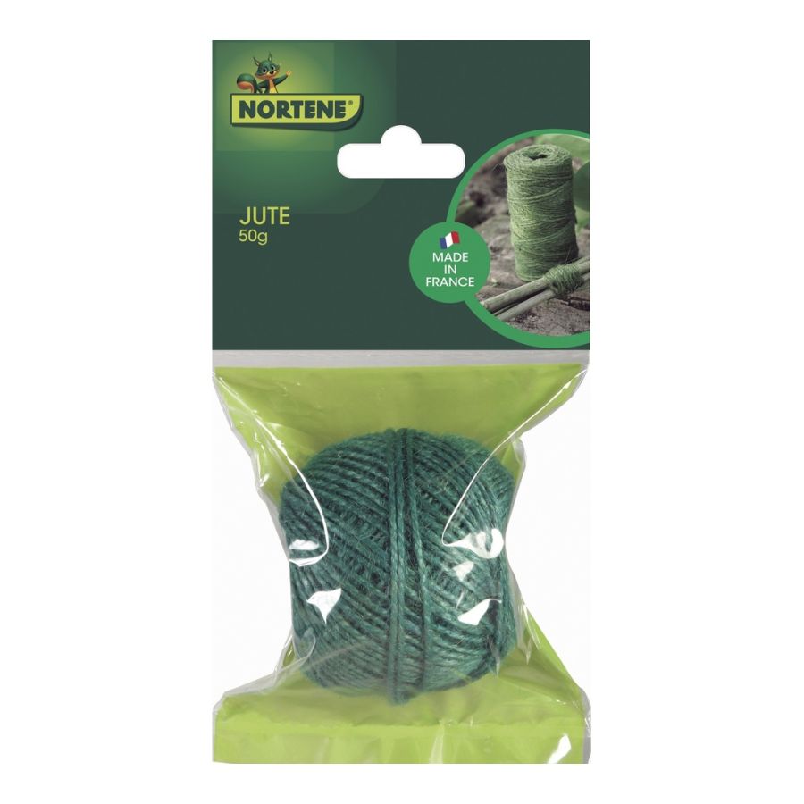 Cordel de yute verde Jute 50 m Nortene