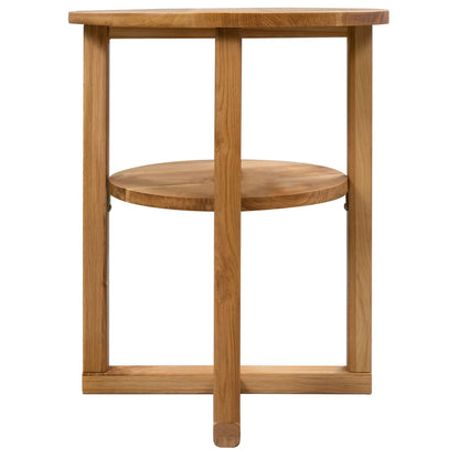 Mesa Auxiliar De Madera Maciza De Roble 40x50 Cm_1