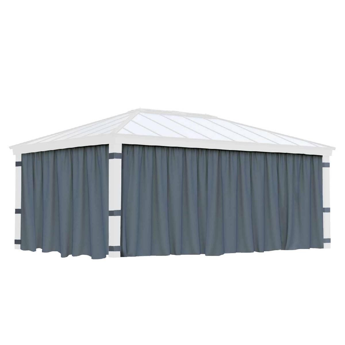 Set cortinas para gazebo cenador Dallas 422x607 Canopia
