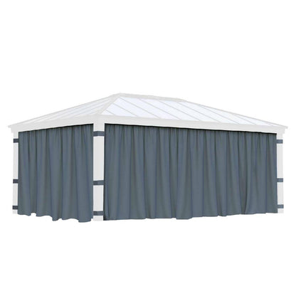 Set cortinas para gazebo cenador Dallas 422x607 Canopia