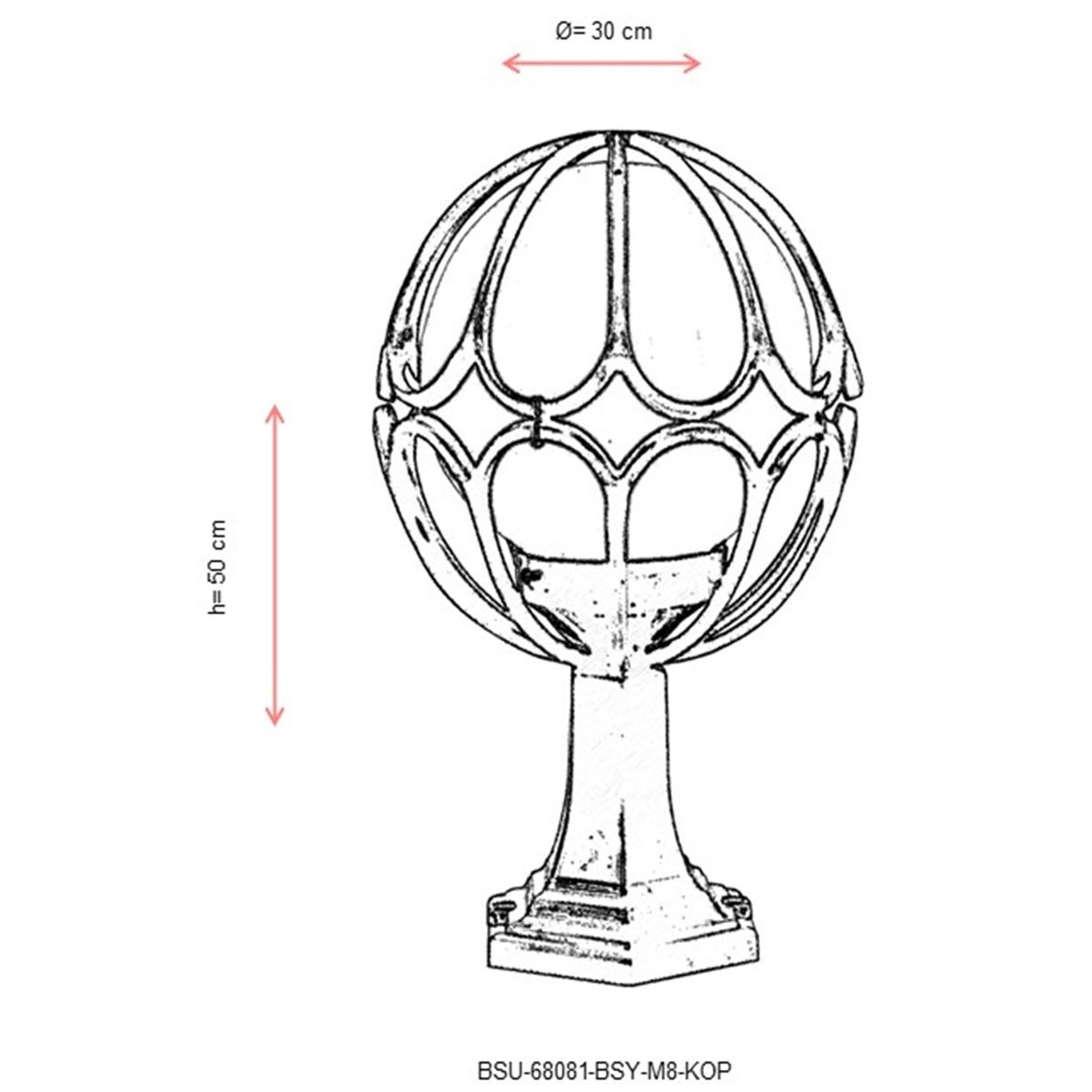 Aplique De Pared Para Exterior, Abs , Negro, 30x30x50, Casquillo E 27 Max 60 W_2